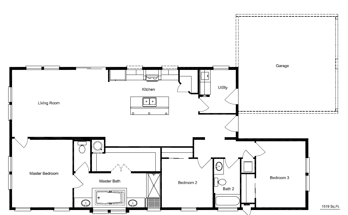 The Cypress Model Floor Plan
